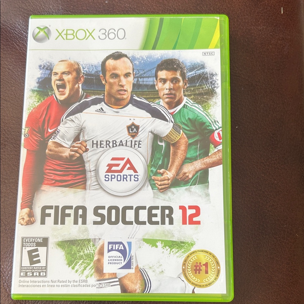 Xbox 360 FIFA Soccer 12 Video Game - White/Green/Red Cover